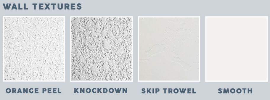 Common-Wall-Textures-Smooth-Orange-Peel-Knockdown-Skip-Trowel