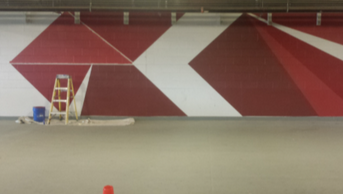 Toyota Music Factory -  (6) Painted Elevator Murals