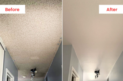 before-after-popcorn-removed-from-ceiling-comparison