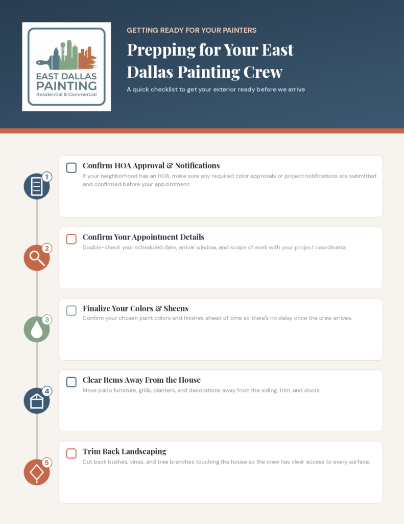 Getting your exterior ready for your our painting crew cover